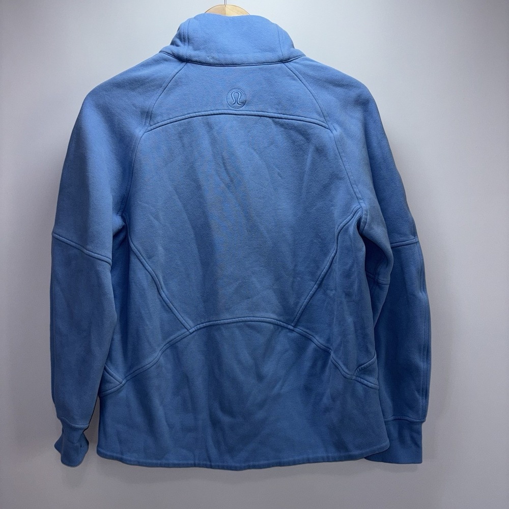 Lululemon Scuba Oversized Half Zip Funnel Neck Pullover Blue XS/S Sweatshirt - Picture 7 of 8